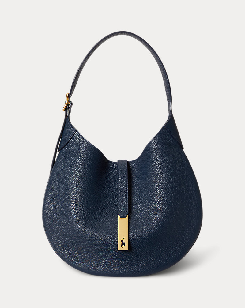 Polo ID Leather Medium Shoulder Bag