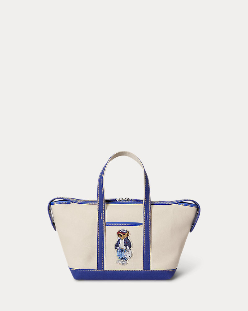 Polo ベア キャンバス ミニ ショッパー トート | ラルフ ローレン公式