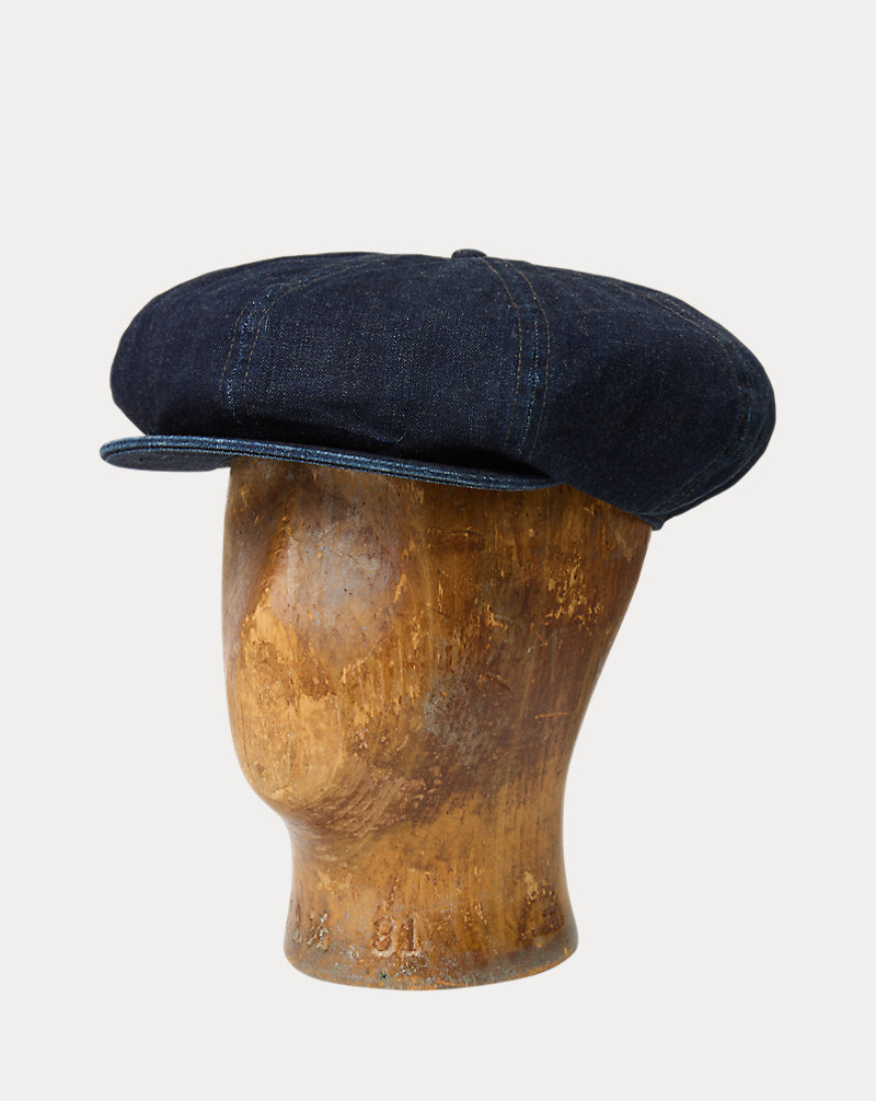 ヴィンテージ Polo Ralph Lauren ニューズボーイキャップ インディゴ