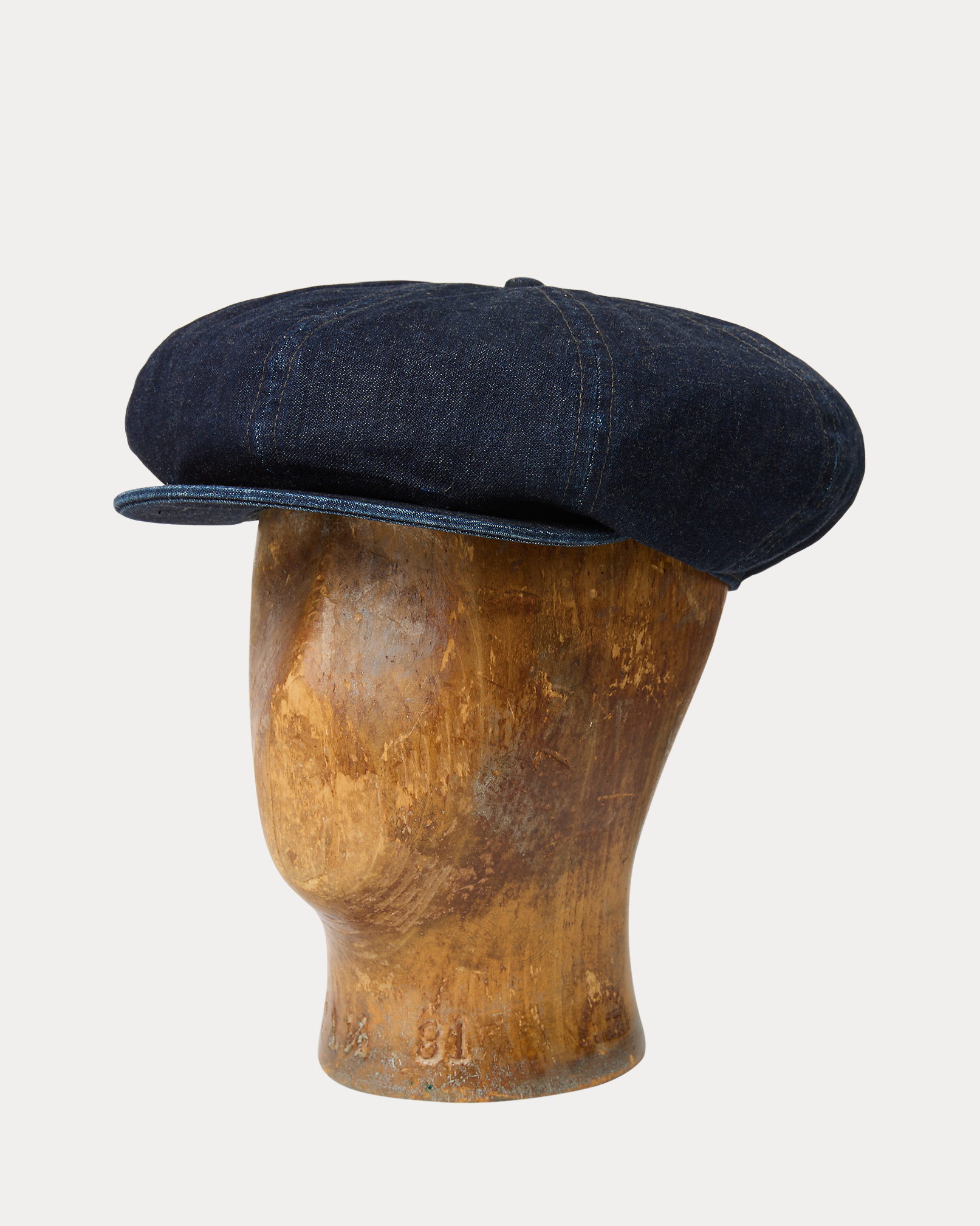Indigo Denim Newsboy Cap