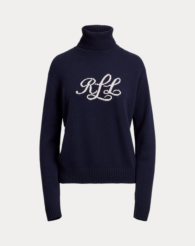 ロゴ カシミヤ タートルネック セーター | ラルフ ローレン公式