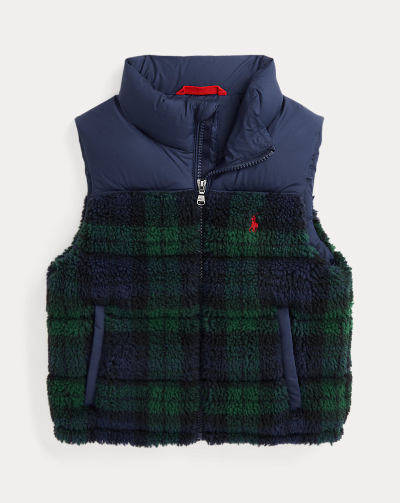 チェック ハイブリッド ダウン ベスト | ラルフ ローレン公式