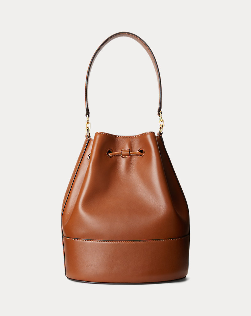 レザー ラージ Andie ドローストリング バッグ | ラルフ ローレン公式