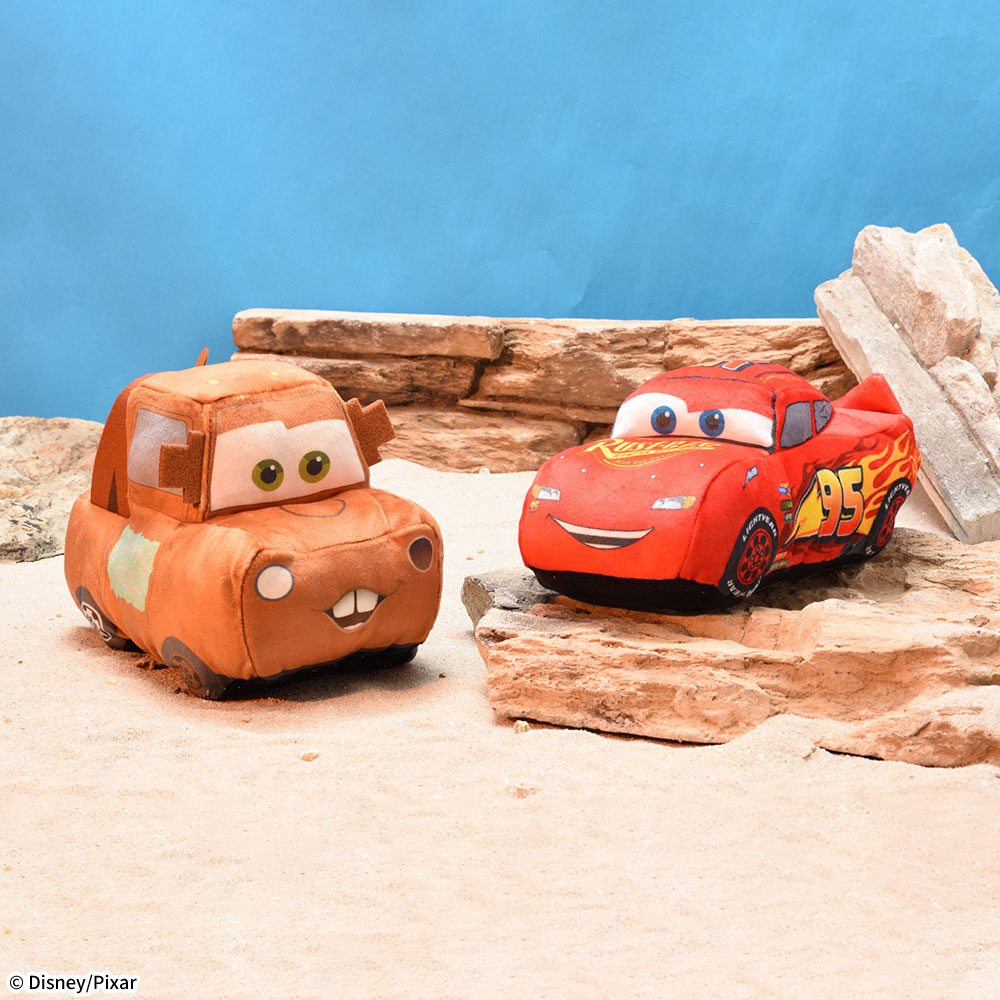 もちもち手触りのライトニング・マックィーンとメーター！セガプライズ