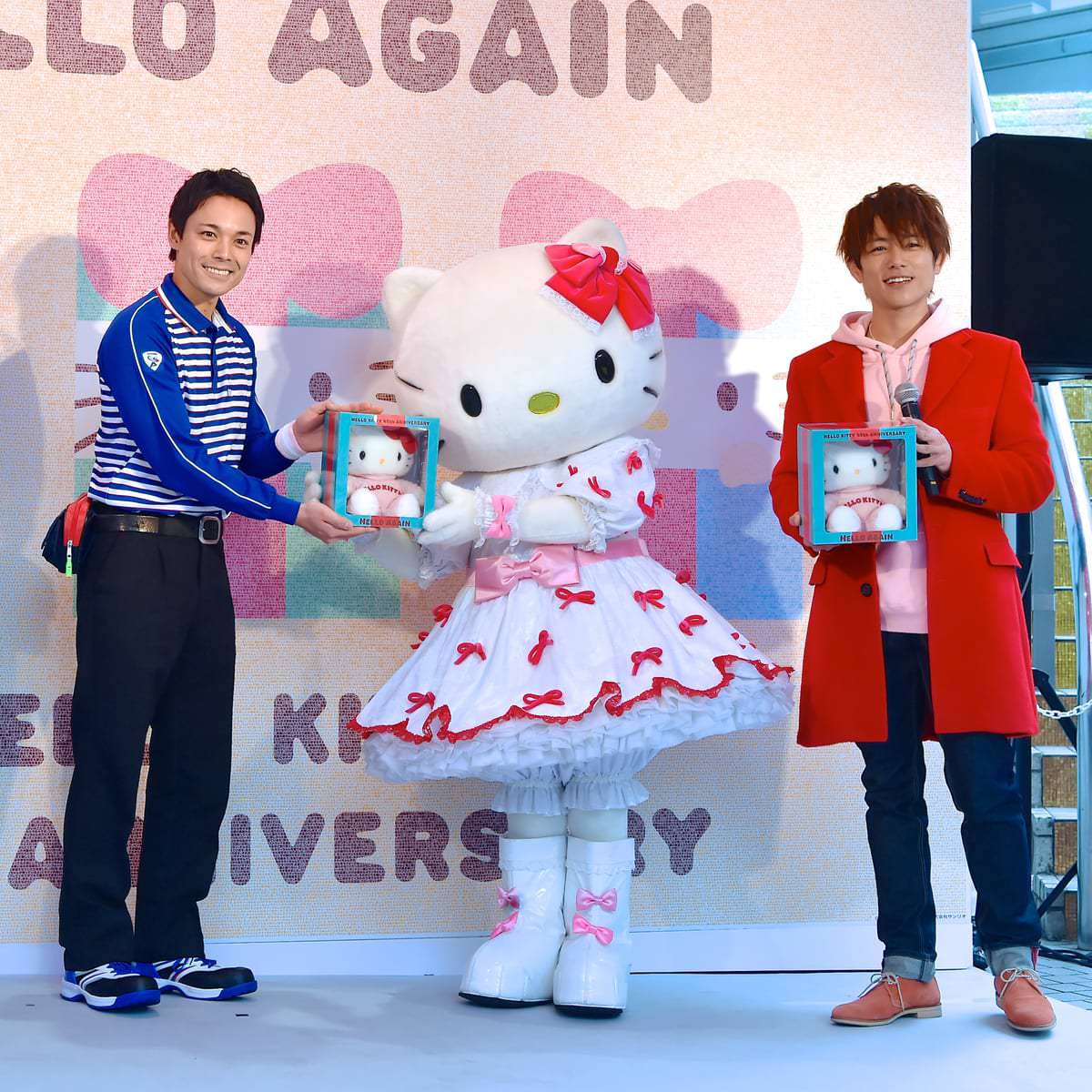 キティちゃん10,000体 配達出発式！ハローキティ45周年｢HELLO AGAIN