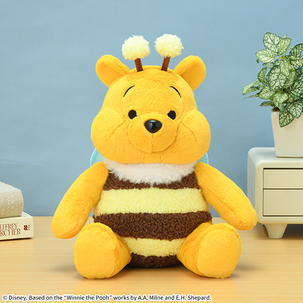 頬を膨らませたミツバチ姿のぬいぐるみ！セガプライズ ディズニー