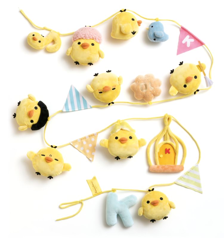 ガーランド風ぬいぐるみも登場！リラックマストア限定「キイロイトリ