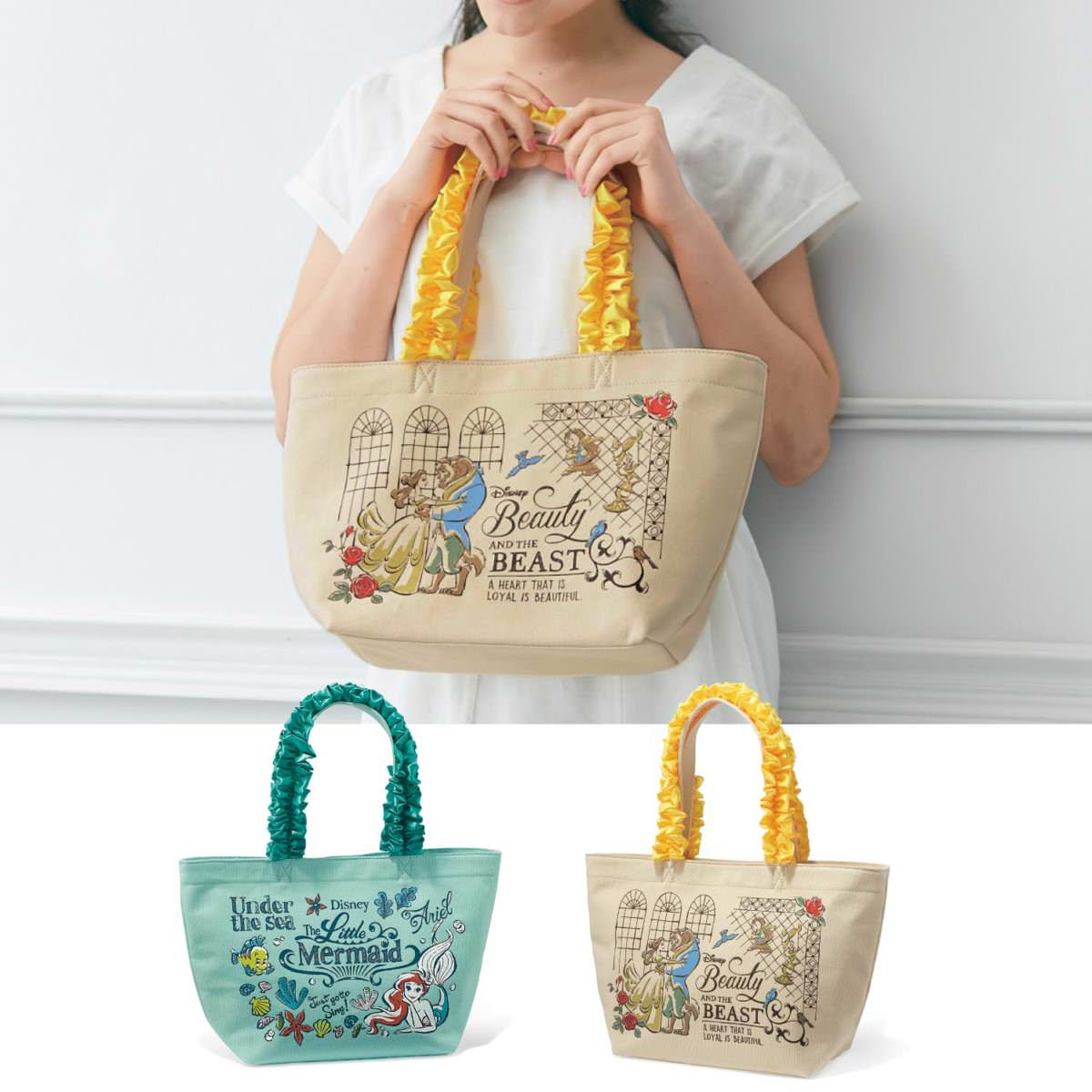 繊細なプリントとフリルが魅力！ベルメゾン ディズニーデザイン「持ち