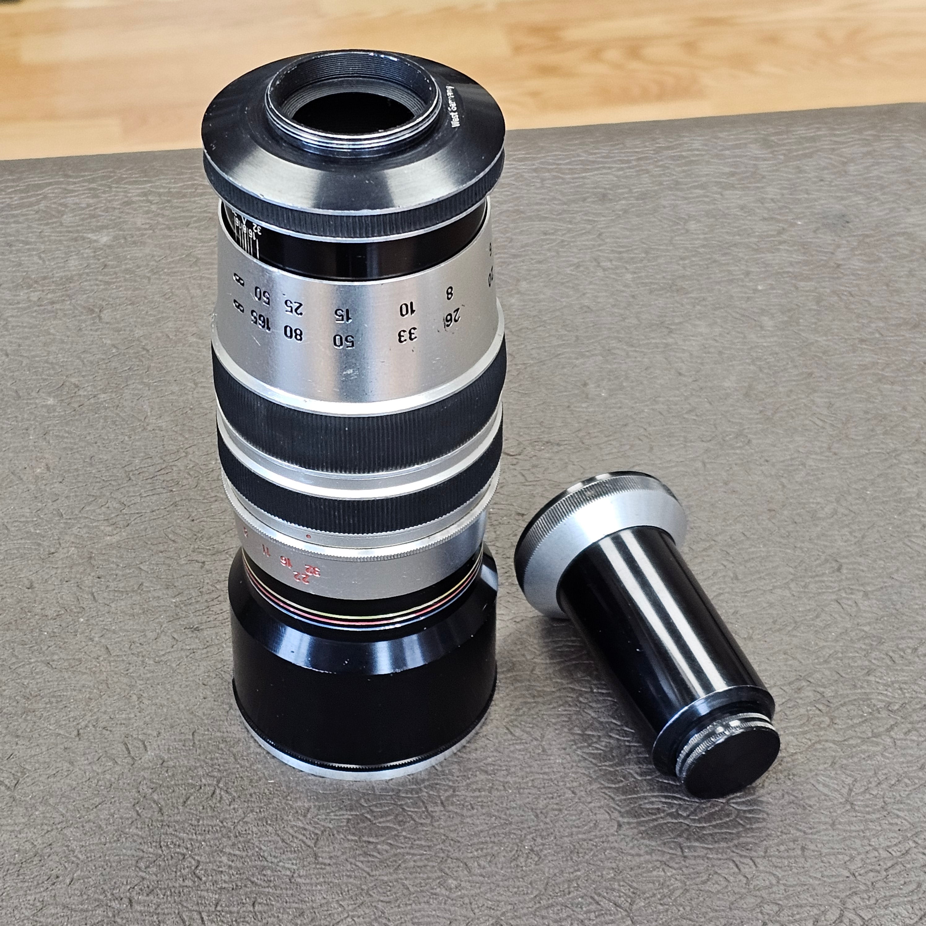 Heinz Kilfitt Munchen Tele-Kilar 300mm f5.6 C-Mount Lens S# Nr.208