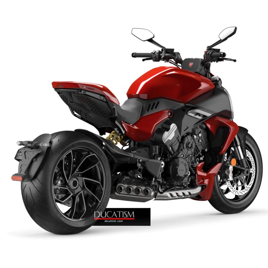 DUCATI Diavel V4 2023-2025 レーシングエグゾースト サイレンサー