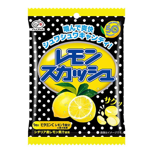 よろずやマルシェ本店 | 不二家 飴 レモンスカッシュキャンディ袋 51g