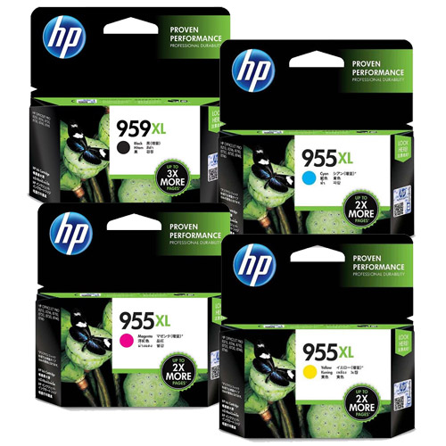 HP 純正インク HP955XL＋959XL HP955/959シリーズ 4色セット: トナー