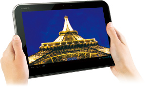 タブレット REGZA Tablet AT500 トップページ
