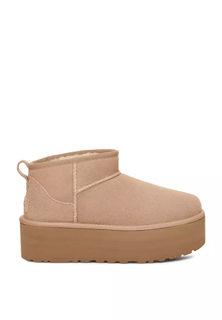 Buy UGG Women's Classic Ultra Mini Platform - Sand (1135092-SAN