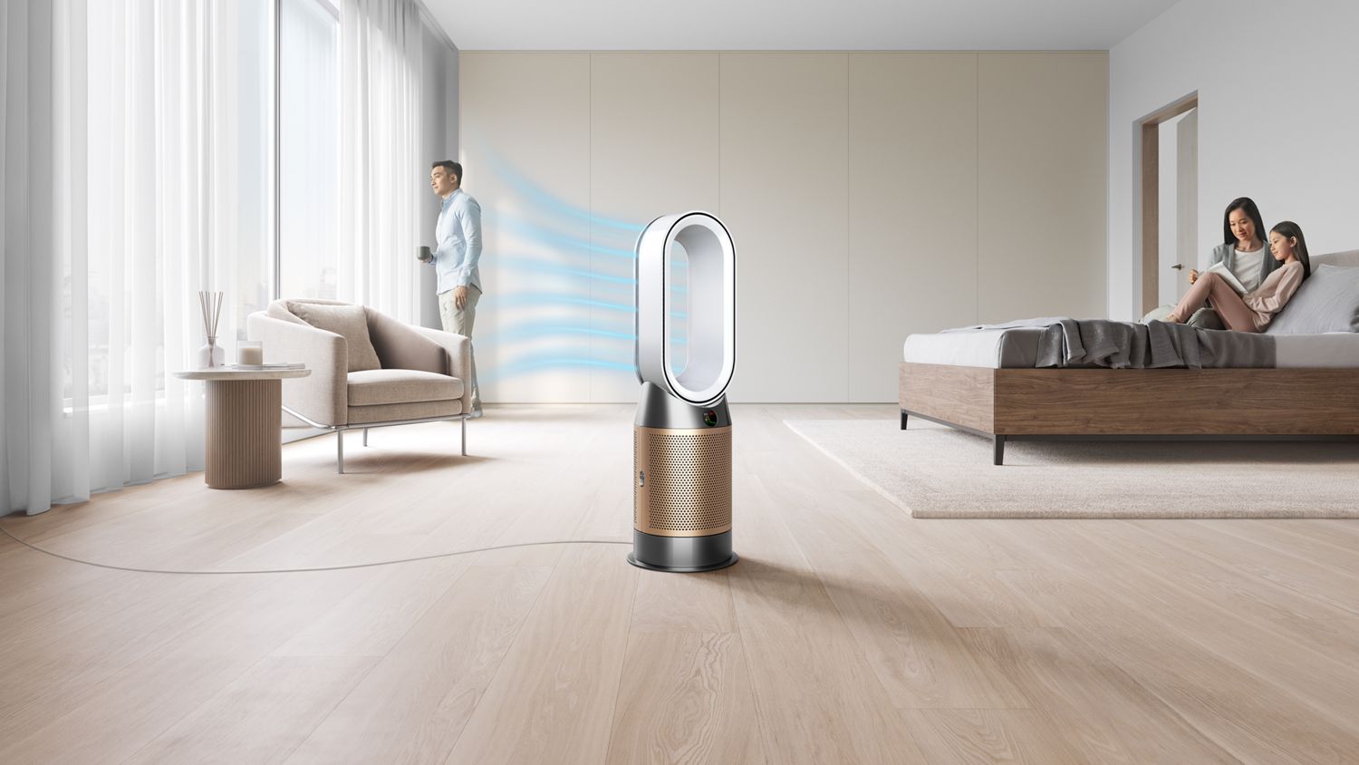 Dyson Hot+Cool™ Formaldehyde Fan Heater - Nickel & Gold | Dyson