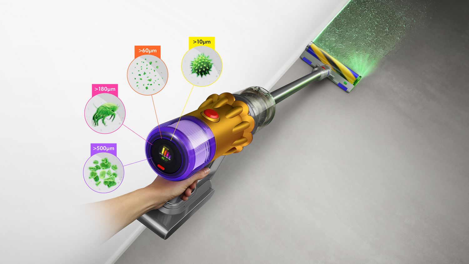 Dyson V12 Detect Slim Absolute (SV46 ABL) | 掃除機 | ダイソン公式