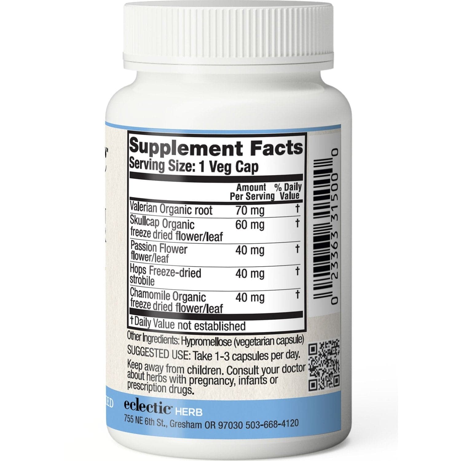 Valerian Passionflower Capsules | for Relaxation, Calm & Sleep