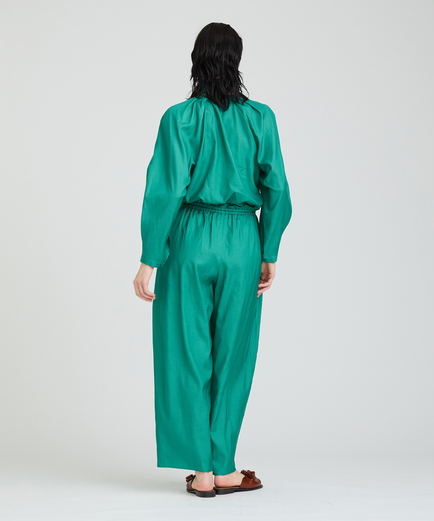 ダスティーツイルフォルムスリーブブラウス ｜ハウス オブ ロータス