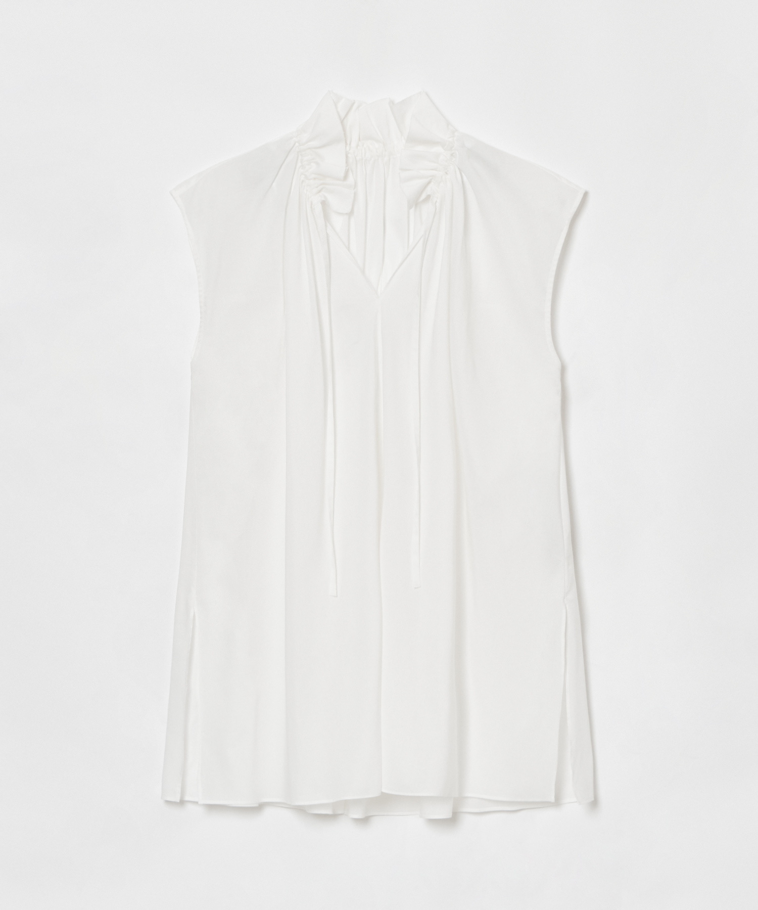 ドレープローンギャザーノースリーブブラウス ｜ハウス オブ ロータス