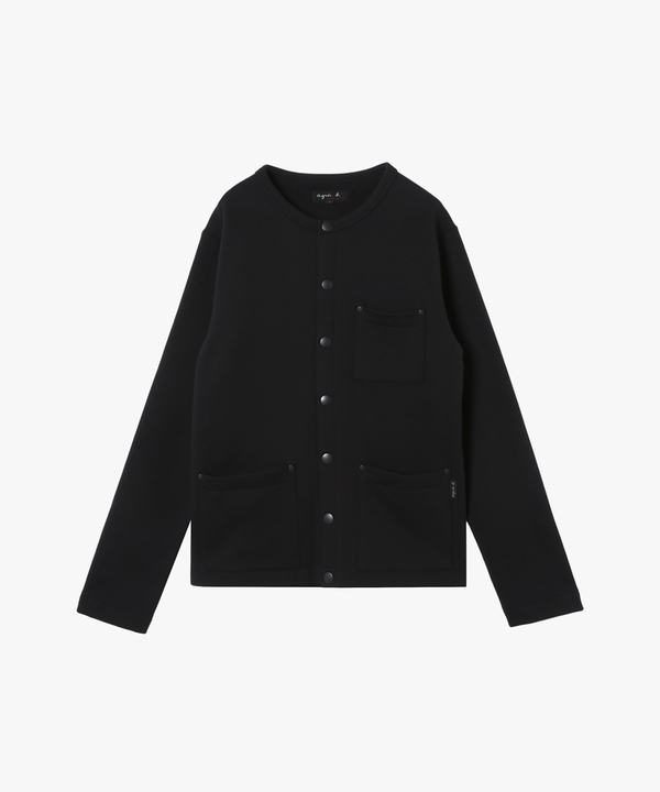 メンズ ロゴ 刺繍 コットン ブルゾン 