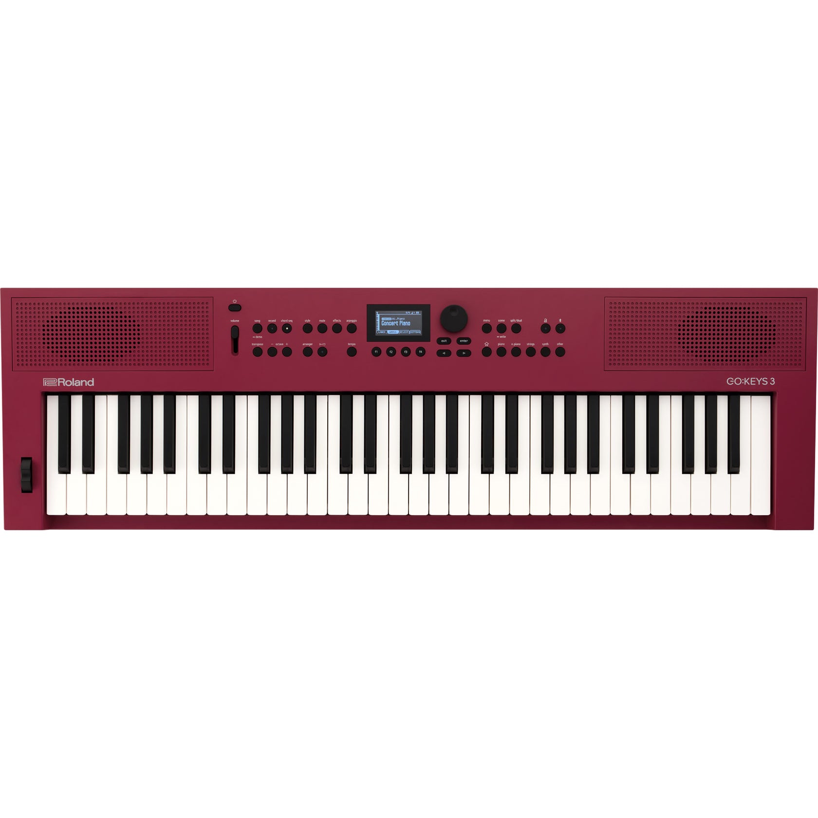 Roland GOKEYS3-RD GO:KEYS 3 Music Creation Keyboard, 61-key, Dark