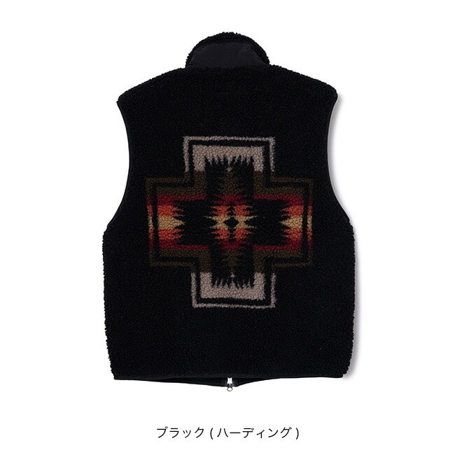 PENDLETON ペンドルトン スタンドベスト(M ブラック(ハーディング