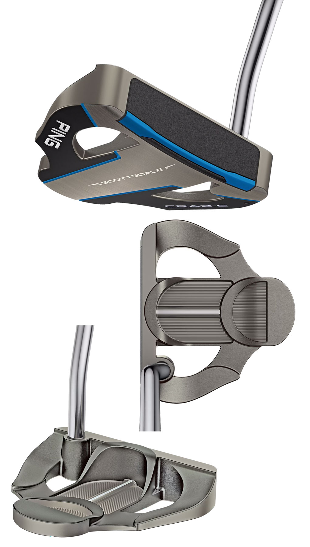 PING ピン SCOTTSDALE CRAZ-E CB パター 中尺 38インチ メンズ 右用