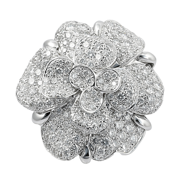 中古] シャネル カメリア J1076 リング J368046 | ジュエリーのゆきざき