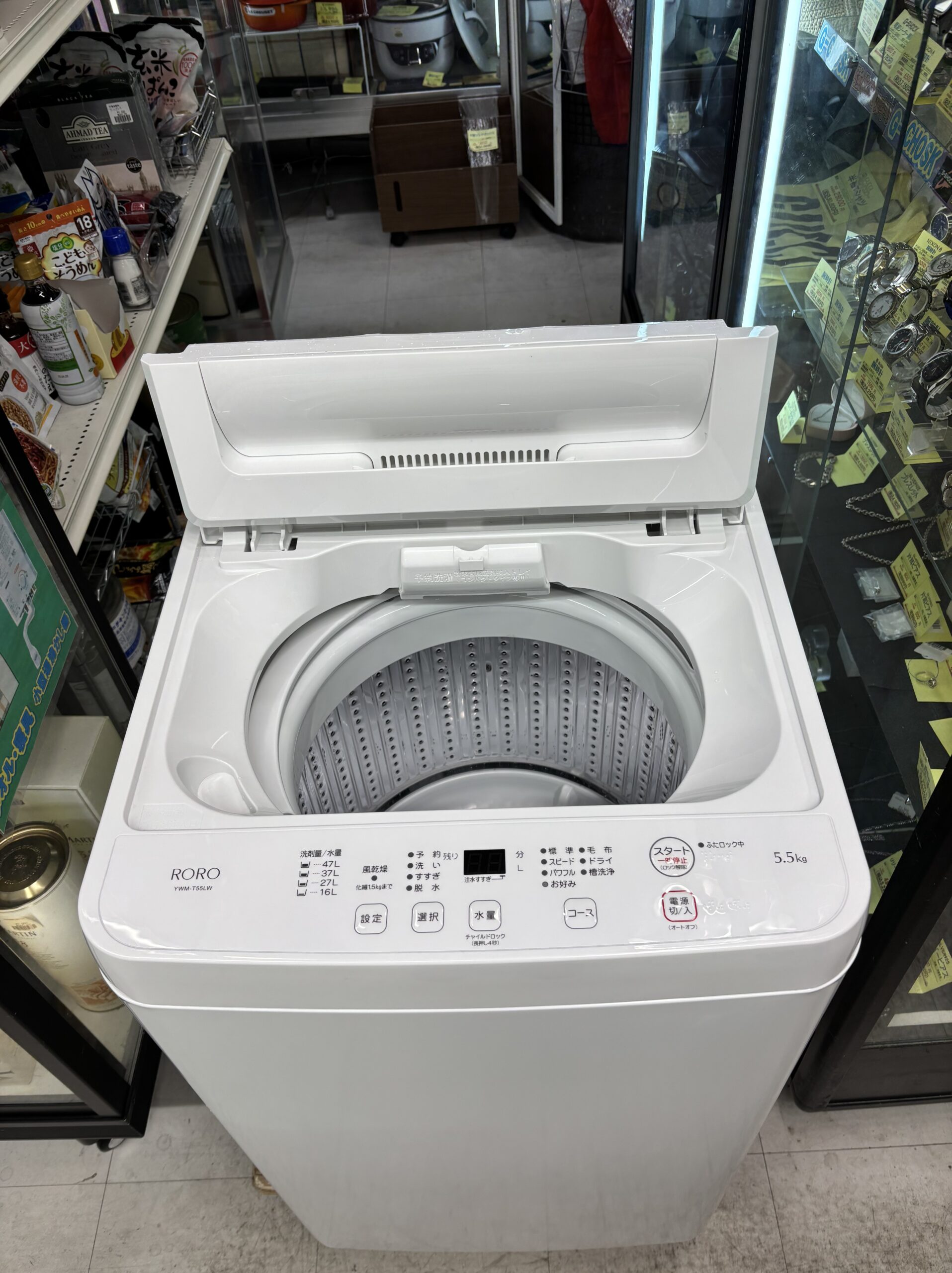 ヤマダセレクト 洗濯機 YWM-T50H1 5kg 2023 家電 Ju2021 洗濯機 中古