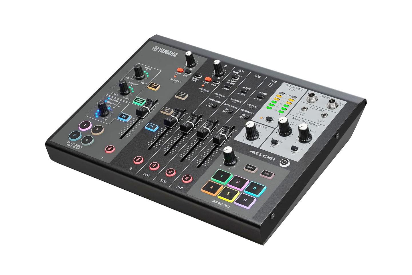 YAMAHA AG08(ライブストリーミングミキサー)｜撮影機材レンタルから
