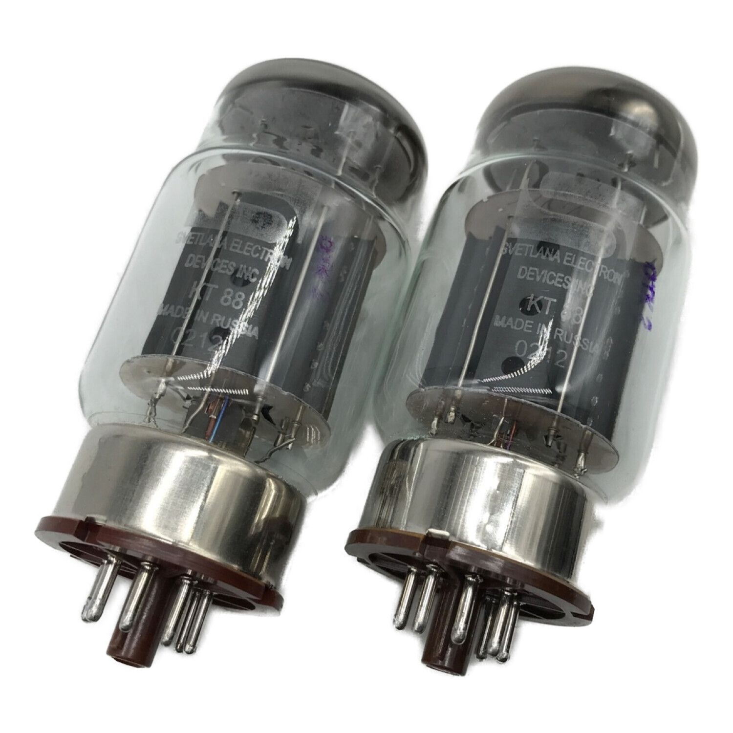 Svetlana（スベトラーナ）真空管 パワー管 ペア KT88 6550互換 現状