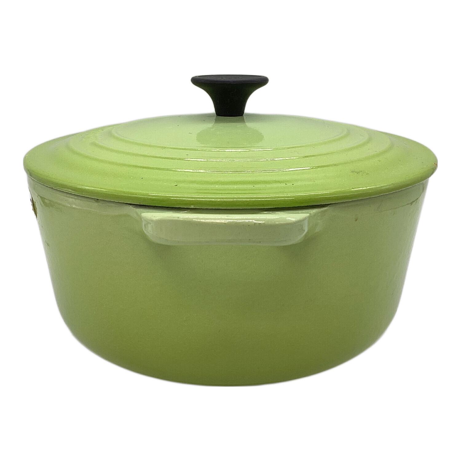 LE CREUSET グリーン 両手鍋 Le Creuset（ル・クルーゼ） 【並行輸入品