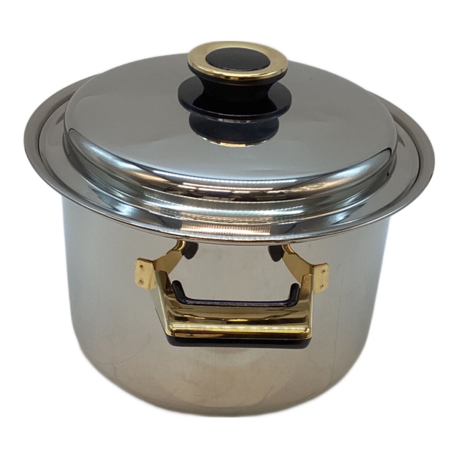 Tupperware (タッパーウェア) 胴鍋 シルバー×ゴールド｜トレファクONLINE