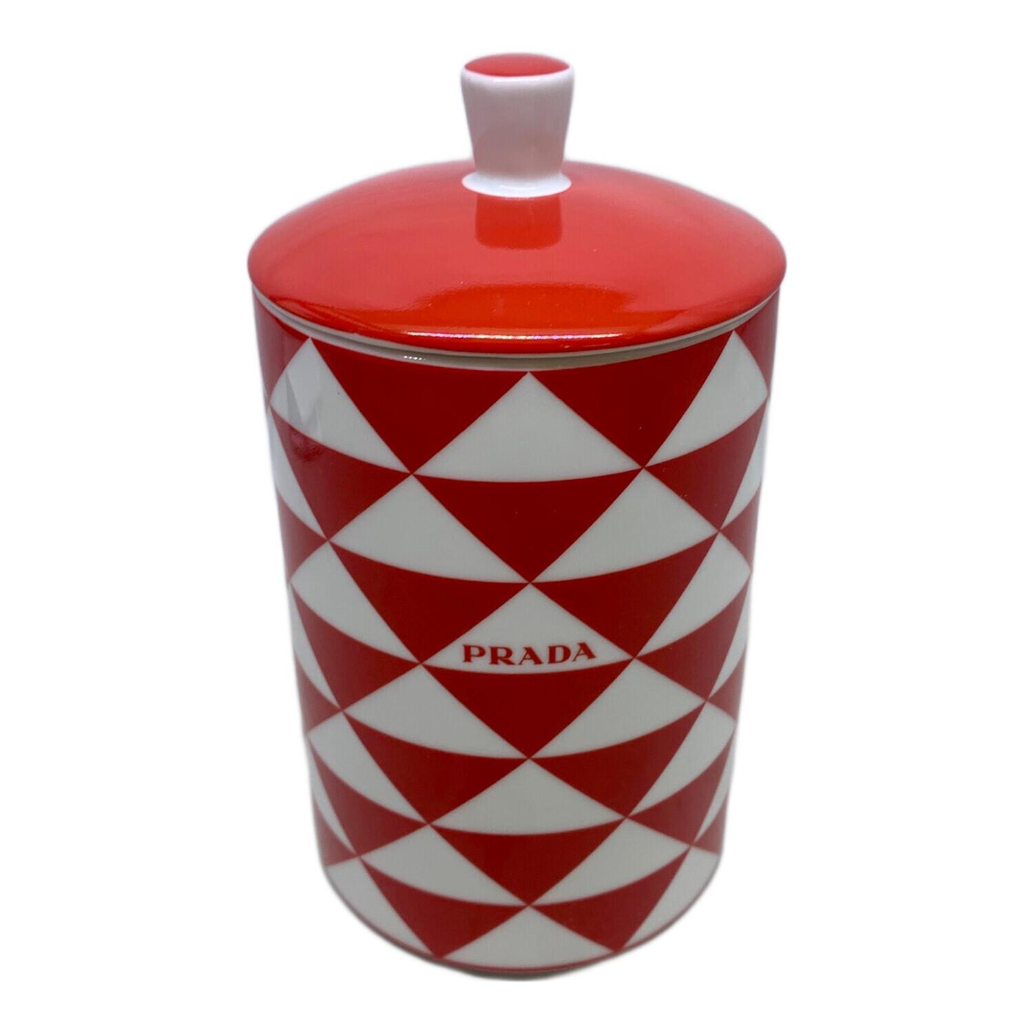 PRADA (プラダ) キャンドルホルダー レッド｜トレファクONLINE