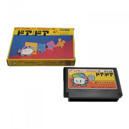 FC ファミコン ソフト☆ドアドア☆箱・取説付き エニックス MSX