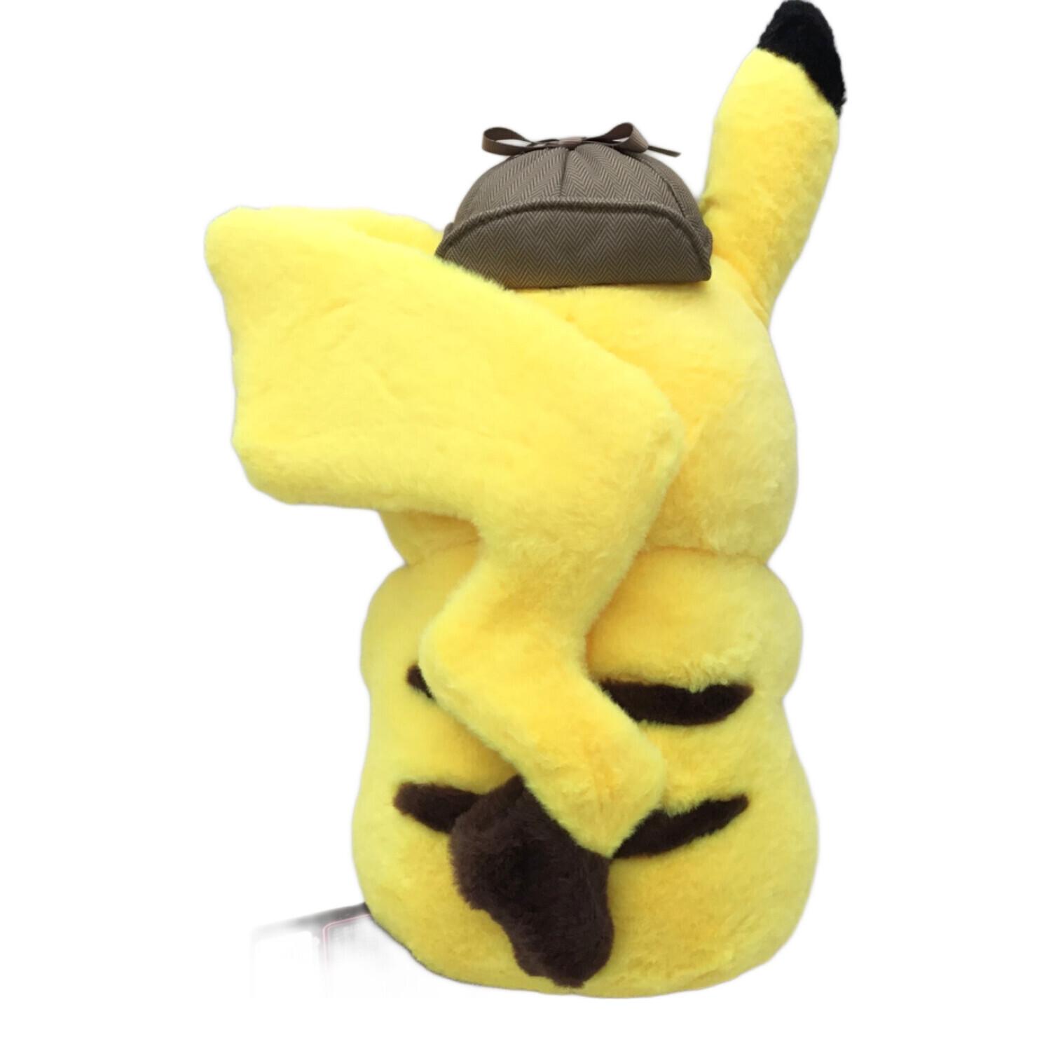 名探偵ピカチュウ 1/1スケールぬいぐるみ タグ付き未使用品 ポケモン