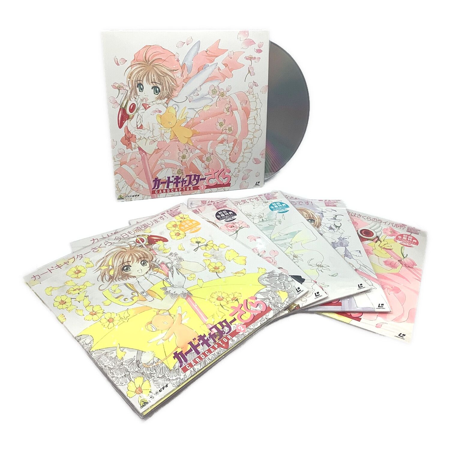 カードキャプターさくら LD(レーザーディスク) 6巻セット 1話~21話分