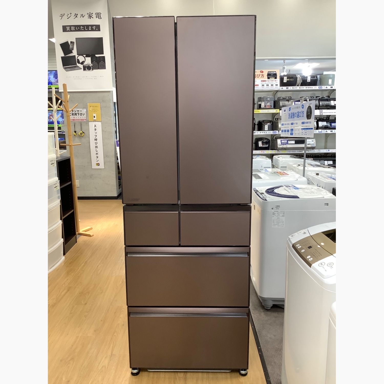 引取歓迎愛知】MITSUBISHI 507L 6ドア冷蔵庫 MR-R51E-W 【公式通販】