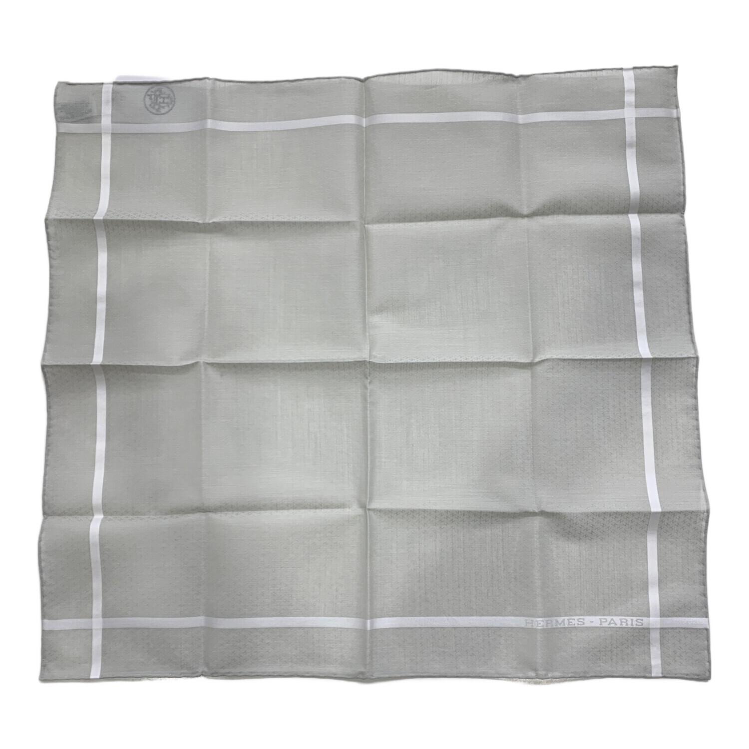 HERMES (エルメス) ハンカチ サイズ：46×46 cm ハンカチーフ ジャ