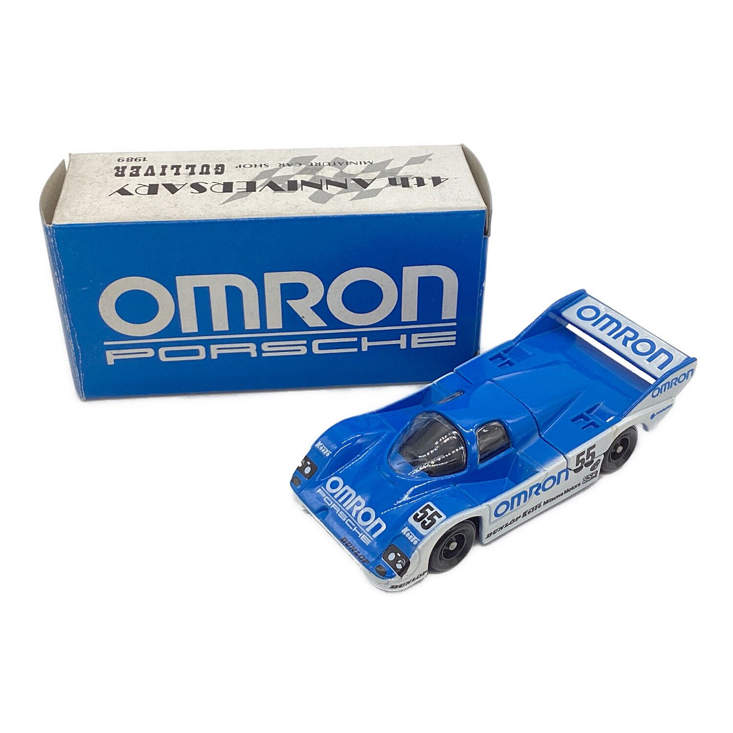 TOMY (トミー) トミカ ガリバー特注 シール付き OMRON ポルシェ956