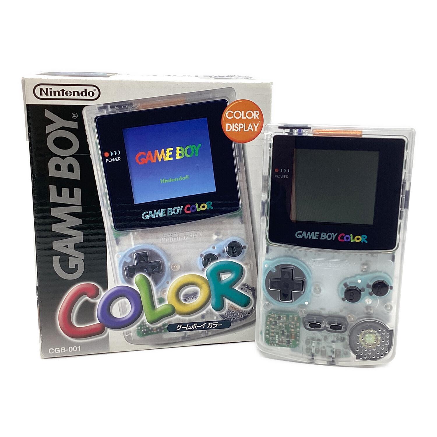 ゲームボーイカラー クリア CGB-001 動作確認済み CH22915874