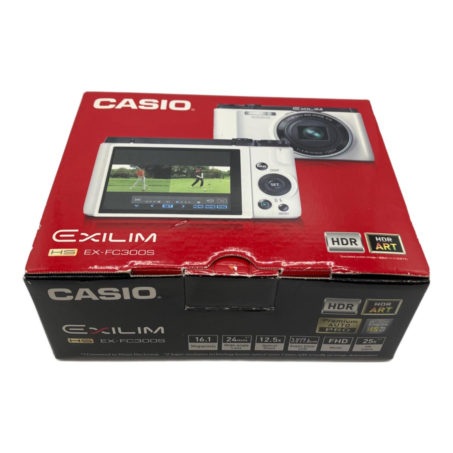 CASIO (カシオ) コンパクトデジタルカメラ EX-FC300S 動作確認済 ※画面