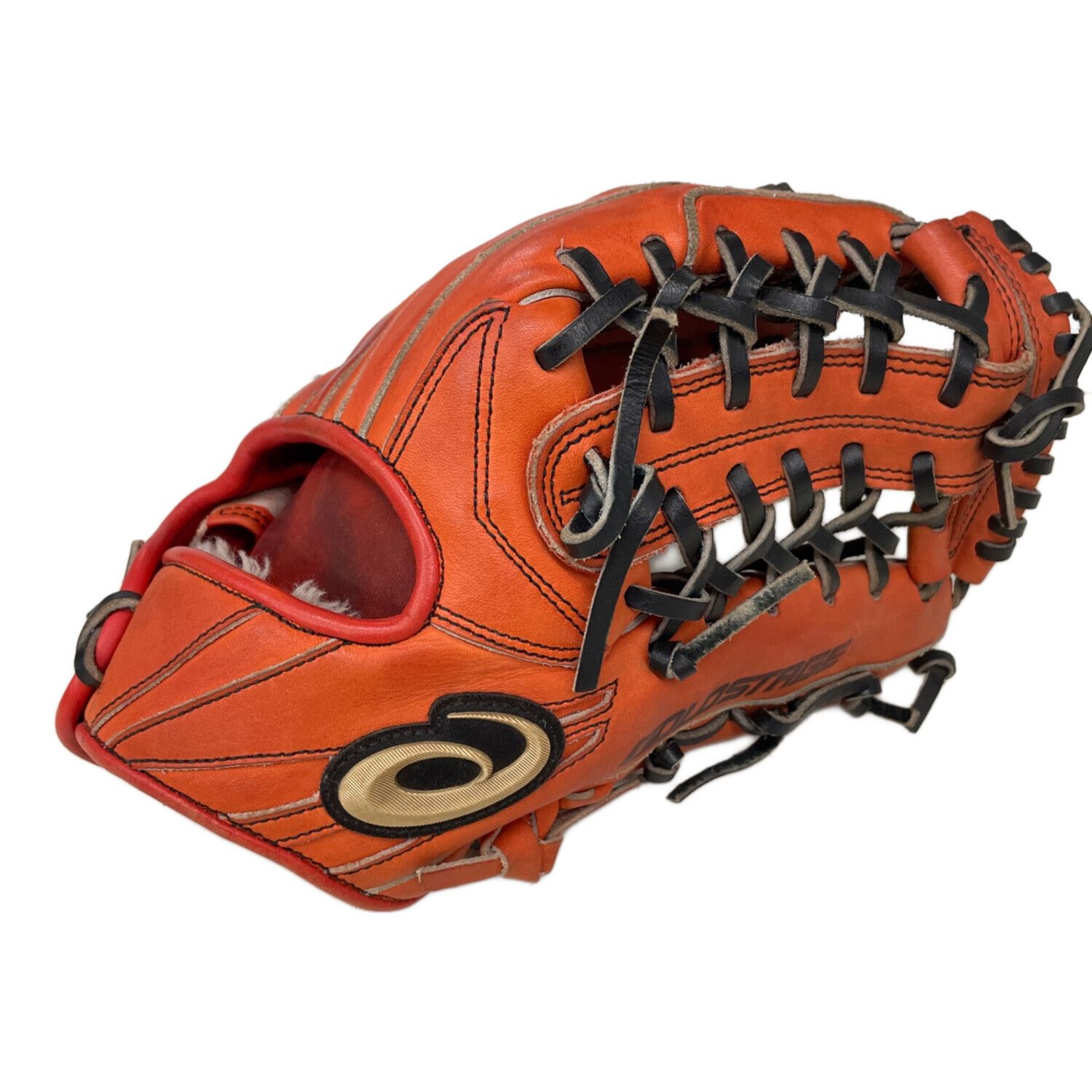 asics (アシックス) グローブ オレンジ GOLD STAGE レザー 大谷モデル