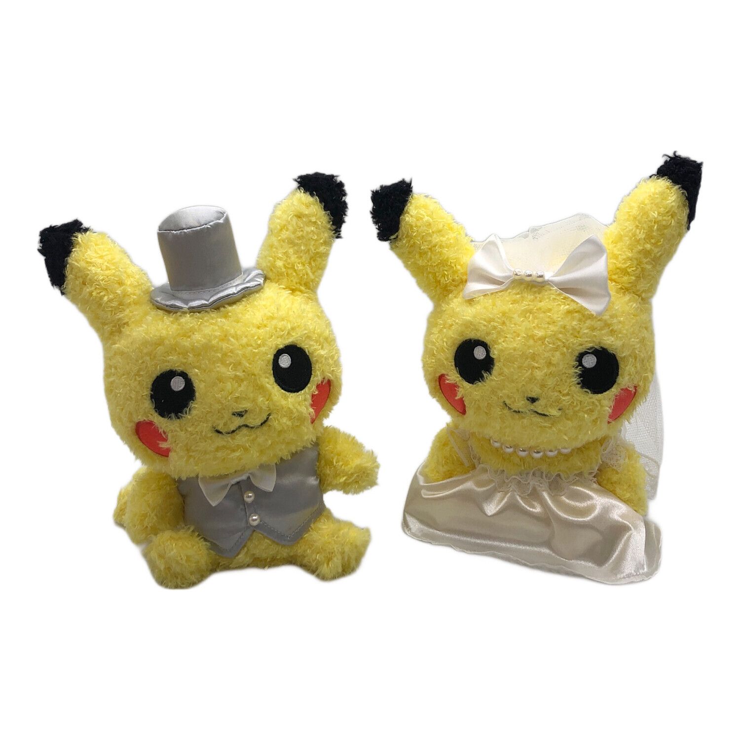 ポケモン ピカチュウ もこもこウエディングセット ペアピカチュウ