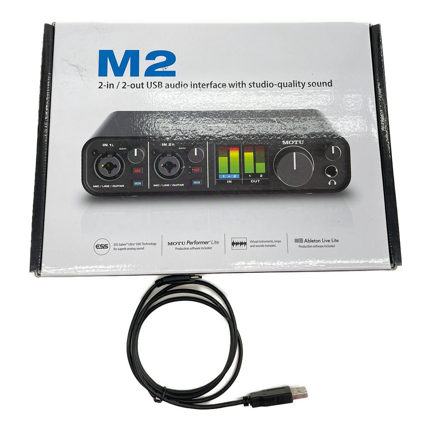 MOTU (モツ) オーディオインターフェース M2｜トレファクONLINE