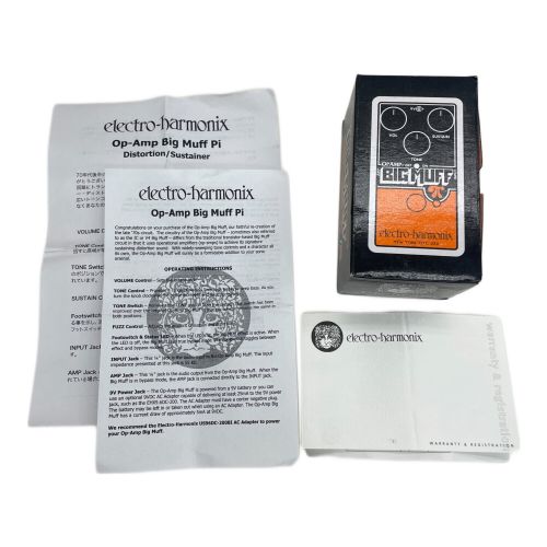 Electro Harmonix (エレクトロハーモニクス) OPAMP BIG MUFF 動作確認