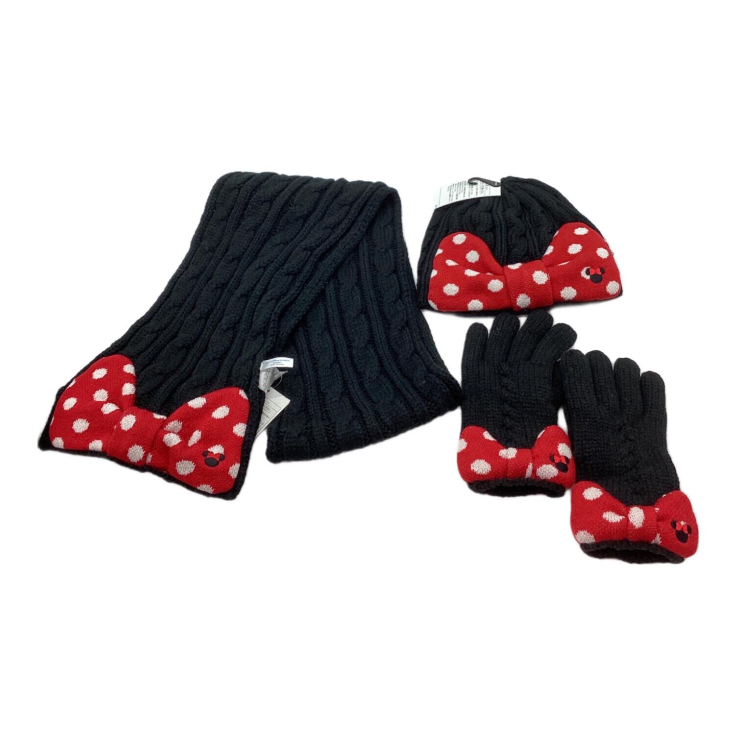 DISNEY (ディズニー) マフラー手袋ニット帽セット ディズニーグッズ