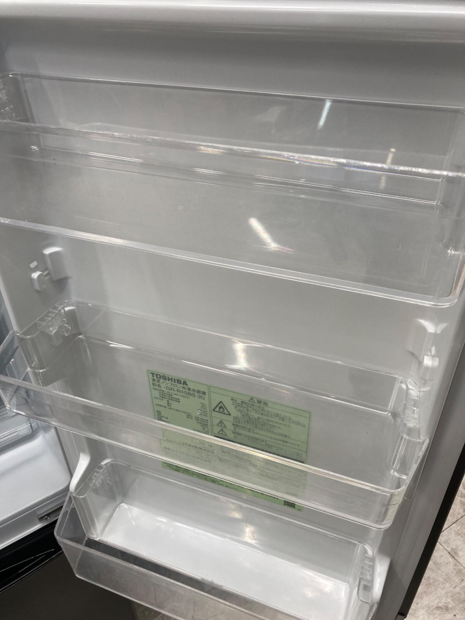 TOSHIBA (トウシバ) 2ドア冷蔵庫 GR-R15BS 2019年製 153L｜トレファク