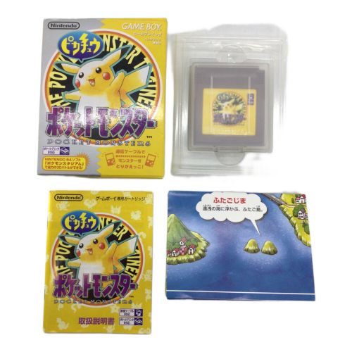 ゲームボーイ用ソフト 動作未確認 ポケットモンスター ピカチュウ CERO