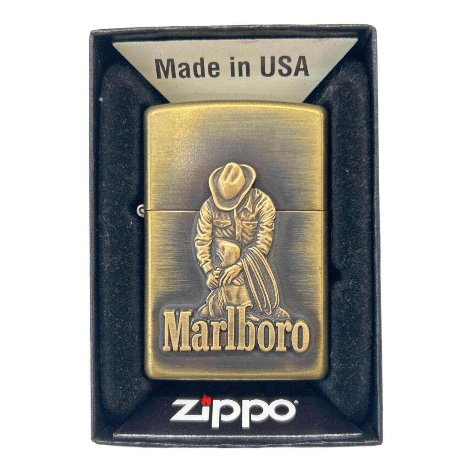 marlboro (マルボロ) ZIPPO ゴ-ルド カウボーイ｜トレファクONLINE